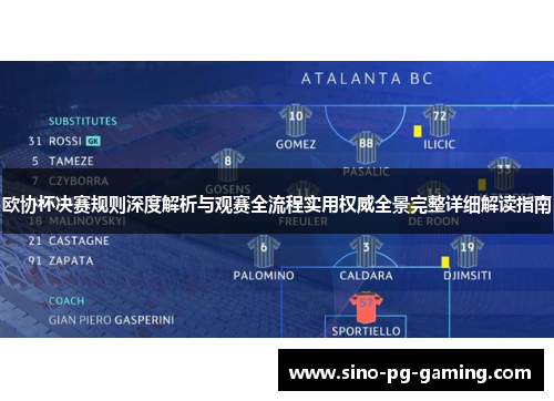 欧协杯决赛规则深度解析与观赛全流程实用权威全景完整详细解读指南